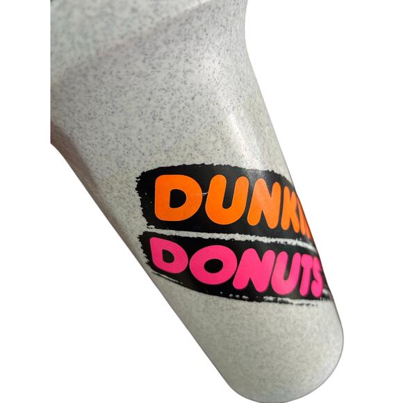 Vintage Dunkin Donuts Cup Mug Travel Vintage with Lid and Straw 1990s Plastic - Picture 6 of 8
